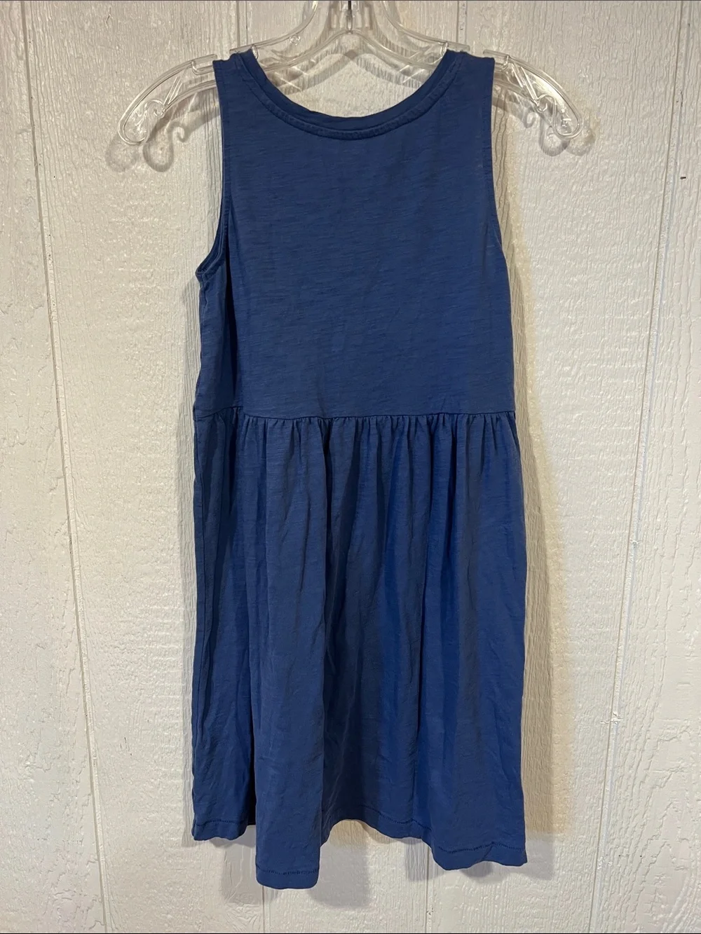 Old Navy Navy Blue Girls' Sleeveless Jersey Dress